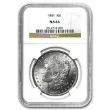 1883 Morgan Dollar MS-65 NGC