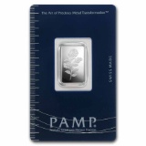 5 gram Silver Bar - PAMP Suisse (Rosa, In Assay)
