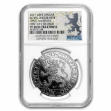 2017 Netherlands 1 oz Silver Lion Dollar Restrike PF-70 NGC