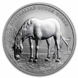 2016 Australia 1 oz Silver Stock Horse BU