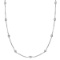 Diamonds by The Yard Bezel-Set Necklace in 14k White Gold (0.33 ctw)