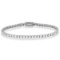 Eternity Diamond Tennis Bracelet 14k White Gold (7.08ct)