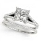 CERTIFIED PLATINUM 1.28 CT G-H/VS-SI1 DIAMOND BRIDAL SET