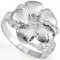 PLUMERIA RING WITH 0.925 STERLING SILVER