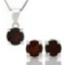 2 1/4 CARAT GARNET 925 STERLING SILVER