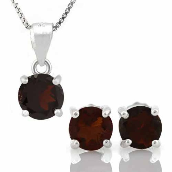 2 1/4 CARAT GARNET 925 STERLING SILVER