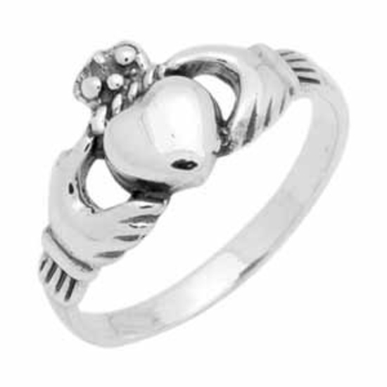 SILVER CLADDAGH RING