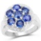 2.66 Carat Genuine Kyanite .925 Sterling Silver Ring