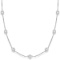 Diamonds by The Yard Bezel-Set Necklace 14k White Gold (3.00ct)