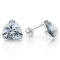 1.27 CT AQUAMARINE PLATINUM OVER 0.925 STERLING SILVER EARRINGS