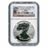Certified 2012-S 75th Anniversary American Eagle Silver Reverse Proof PF69 NGC