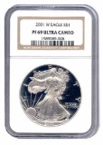 Certified Proof Silver Eagle PF69 2002