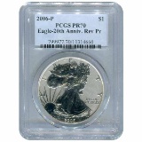Certified 2006-W 20th Anniversary American Eagle Silver Reverse Proof PR70 PCGS