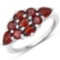 2.53 Carat Genuine Garnet .925 Sterling Silver Ring