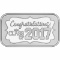 Congratulations Class Of 2017 .999 Silver 1 oz Bar