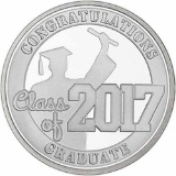 Congratulations Class Of 2017 .999 Silver 1 oz Round