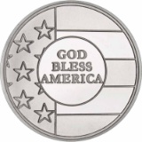 God Bless America .999 Silver 1 oz Round