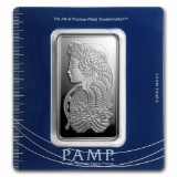 PAMP Suisse Silver Bar 100 Gram - Fortuna Design