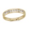 Certified 14K Yellow Gold Diamond Diamond Band Ring 0.33 CTW