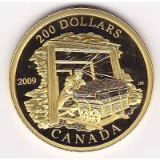 Canada $200 gold PF 2009 Coal Mining
