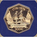 Netherlands Antilles 200 Gulden gold PF 1976/1977
