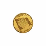 Canada 50 Cent Gold Maple Leaf 2015