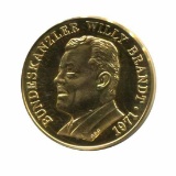 Germany Willy Brandt Gold Medal Nobel Peace Prize 1971