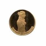 Great Works of the Past gold art medal 6.0 g. PF Venus de Milo