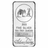 SilverTowne 10 oz Silver Bar - Prospector Design