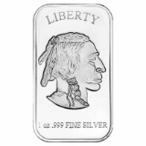 SilverTowne 1 oz Silver Bar - Buffalo Design