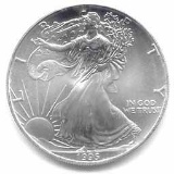 1995 1 oz Silver American Eagle BU