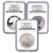 Certified 2006 20th Anniversary 3pc Silver Set MS & PF70 (Single Holder)