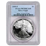 Certified Proof Silver Eagle 1995-P PR70DCAM PCGS