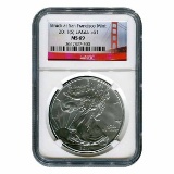 Certified Uncirculated Silver Eagle 2011(S) (San Francisco) MS69