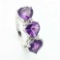 AMETHYST 925 STERLING SILVER RING