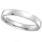 Palladium Wedding Ring Band Low Dome Comfort Fit (3mm)