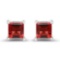 2.64 Carat Genuine Garnet .925 Sterling Silver Earrings