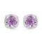 1.46 Carat Genuine Amethyst .925 Sterling Silver Earrings