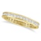 Princess-Cut Diamond Eternity Ring Band 14k Yellow Gold (1.16ct)