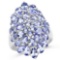 4.62 Carat Genuine Tanzanite .925 Sterling Silver Ring