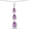 3.27 Carat Genuine Amethyst .925 Sterling Silver Pendant