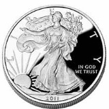 Proof Silver Eagle 2011-W