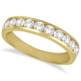 Channel-Set Diamond Anniversary Ring Band 14k Yellow Gold (1.05ct)