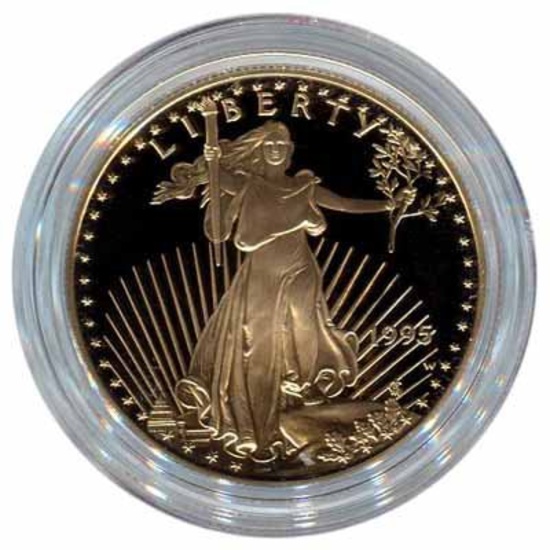 Proof American Gold Eagle One Ounce - In Capsule (Dates Our Choice)