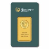 Perth Mint 100 Gram Gold Bar