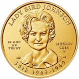 First Spouse 2015 Lady Bird Johnson Uncirculated