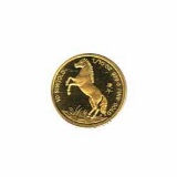 Singapore Gold Tenth Ounce 1990 Horse