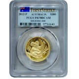 Australia $100 High Relief Gold Koala 2013 PF70DCAM