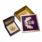 2002 Canada $300 Triple Cameo Queen Elizabeth II Gold and Silver Coin