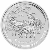 2015 Australia 1 oz Silver Lunar Goat